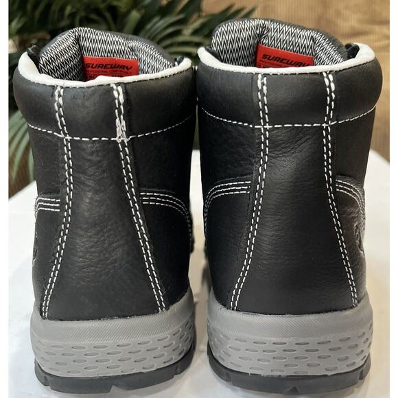 Men’s Sureway Lightweight Black Mock Wedge Black 10 F2413-18 Worn Once - Picture 6 of 9